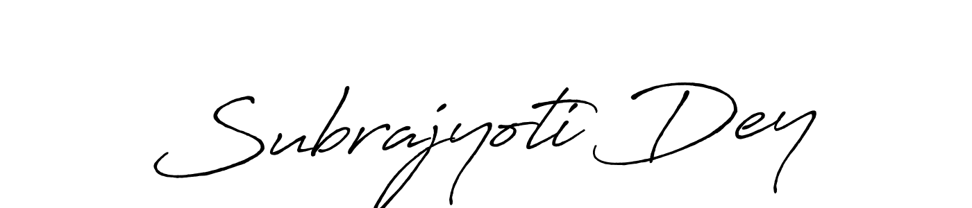 Make a beautiful signature design for name Subrajyoti Dey. Use this online signature maker to create a handwritten signature for free. Subrajyoti Dey signature style 7 images and pictures png