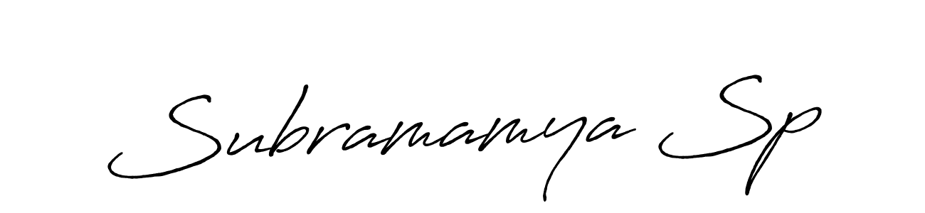 The best way (Antro_Vectra_Bolder) to make a short signature is to pick only two or three words in your name. The name Subramamya Sp include a total of six letters. For converting this name. Subramamya Sp signature style 7 images and pictures png