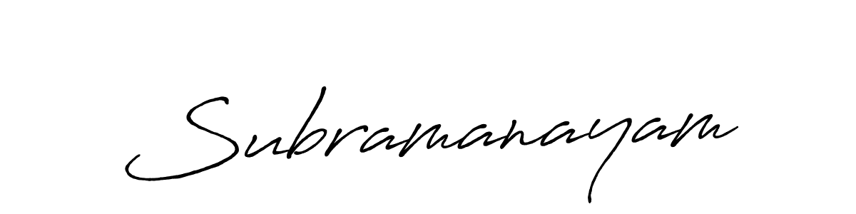 Once you've used our free online signature maker to create your best signature Antro_Vectra_Bolder style, it's time to enjoy all of the benefits that Subramanayam name signing documents. Subramanayam signature style 7 images and pictures png