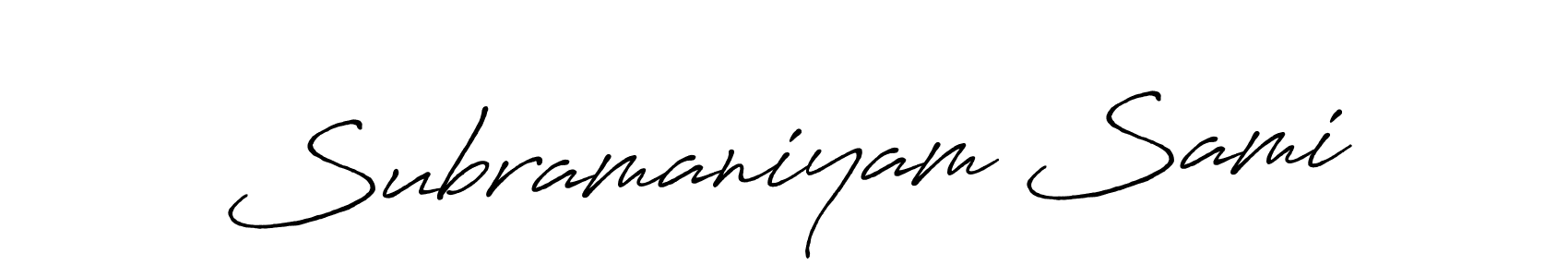 Similarly Antro_Vectra_Bolder is the best handwritten signature design. Signature creator online .You can use it as an online autograph creator for name Subramaniyam Sami. Subramaniyam Sami signature style 7 images and pictures png