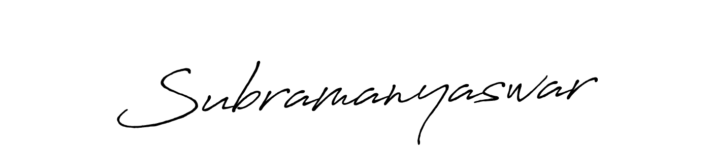 You should practise on your own different ways (Antro_Vectra_Bolder) to write your name (Subramanyaswar) in signature. don't let someone else do it for you. Subramanyaswar signature style 7 images and pictures png