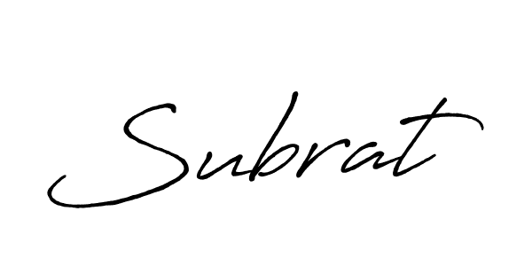 Make a beautiful signature design for name Subrat. Use this online signature maker to create a handwritten signature for free. Subrat signature style 7 images and pictures png