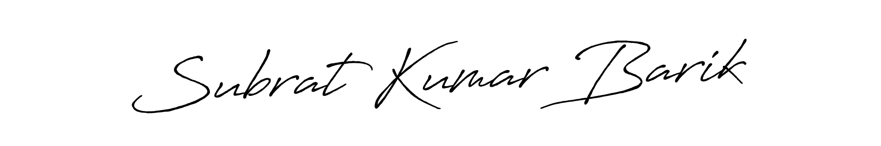 Antro_Vectra_Bolder is a professional signature style that is perfect for those who want to add a touch of class to their signature. It is also a great choice for those who want to make their signature more unique. Get Subrat Kumar Barik name to fancy signature for free. Subrat Kumar Barik signature style 7 images and pictures png