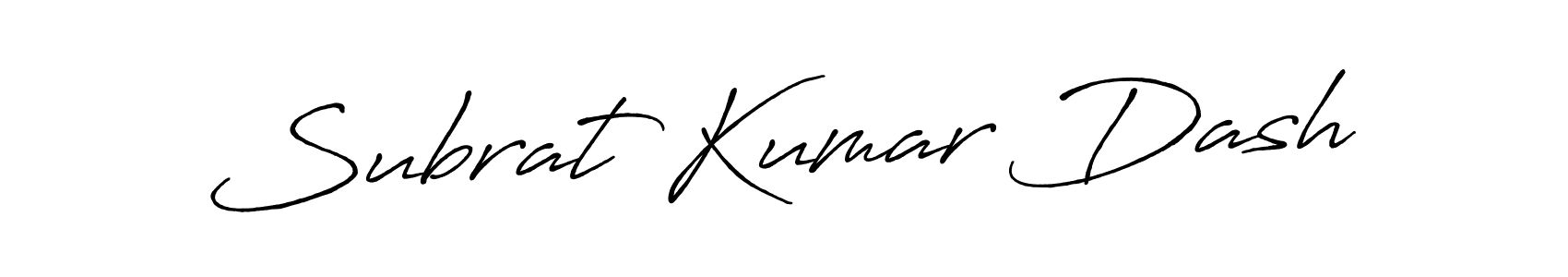 It looks lik you need a new signature style for name Subrat Kumar Dash. Design unique handwritten (Antro_Vectra_Bolder) signature with our free signature maker in just a few clicks. Subrat Kumar Dash signature style 7 images and pictures png