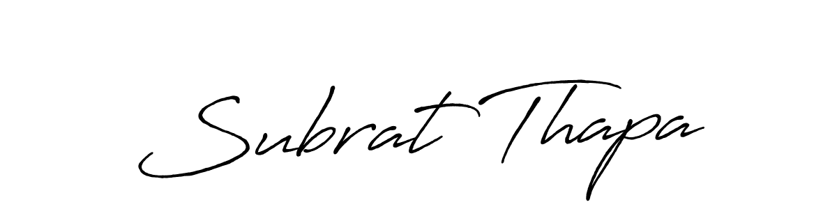 if you are searching for the best signature style for your name Subrat Thapa. so please give up your signature search. here we have designed multiple signature styles  using Antro_Vectra_Bolder. Subrat Thapa signature style 7 images and pictures png