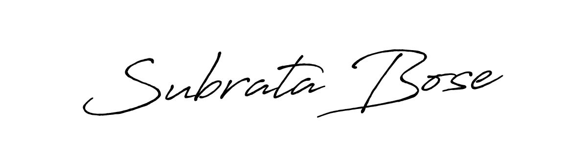 Subrata Bose stylish signature style. Best Handwritten Sign (Antro_Vectra_Bolder) for my name. Handwritten Signature Collection Ideas for my name Subrata Bose. Subrata Bose signature style 7 images and pictures png
