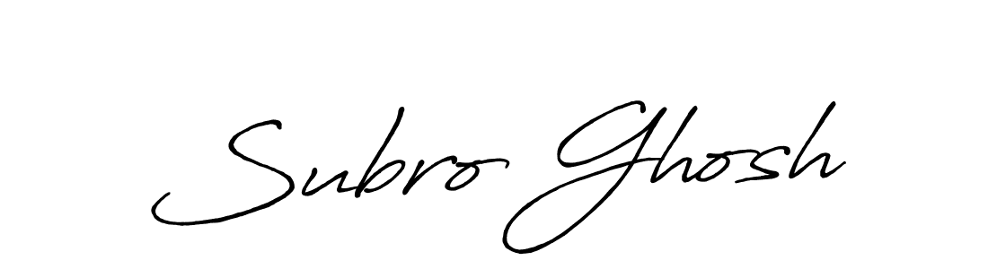 Antro_Vectra_Bolder is a professional signature style that is perfect for those who want to add a touch of class to their signature. It is also a great choice for those who want to make their signature more unique. Get Subro Ghosh name to fancy signature for free. Subro Ghosh signature style 7 images and pictures png