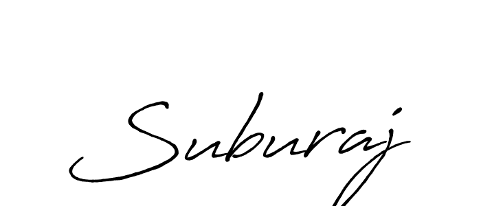 Suburaj stylish signature style. Best Handwritten Sign (Antro_Vectra_Bolder) for my name. Handwritten Signature Collection Ideas for my name Suburaj. Suburaj signature style 7 images and pictures png