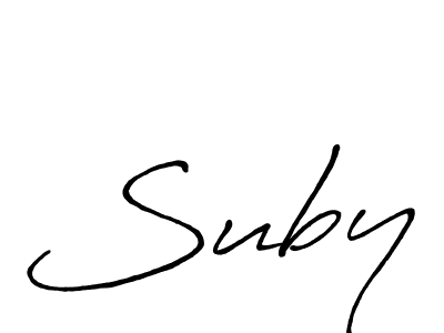Best and Professional Signature Style for Suby. Antro_Vectra_Bolder Best Signature Style Collection. Suby signature style 7 images and pictures png