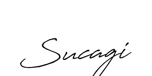 How to make Sucagi signature? Antro_Vectra_Bolder is a professional autograph style. Create handwritten signature for Sucagi name. Sucagi signature style 7 images and pictures png