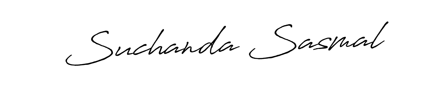 Design your own signature with our free online signature maker. With this signature software, you can create a handwritten (Antro_Vectra_Bolder) signature for name Suchanda Sasmal. Suchanda Sasmal signature style 7 images and pictures png