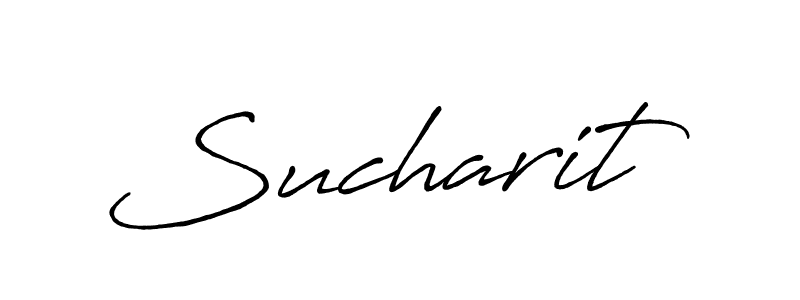 Sucharit stylish signature style. Best Handwritten Sign (Antro_Vectra_Bolder) for my name. Handwritten Signature Collection Ideas for my name Sucharit. Sucharit signature style 7 images and pictures png