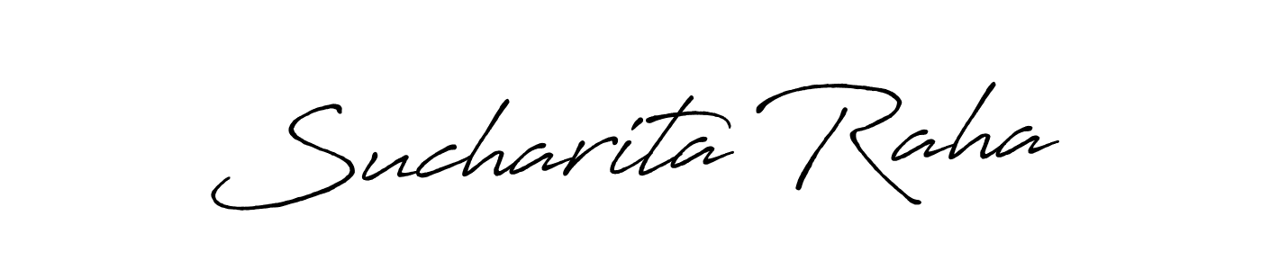 Similarly Antro_Vectra_Bolder is the best handwritten signature design. Signature creator online .You can use it as an online autograph creator for name Sucharita Raha. Sucharita Raha signature style 7 images and pictures png