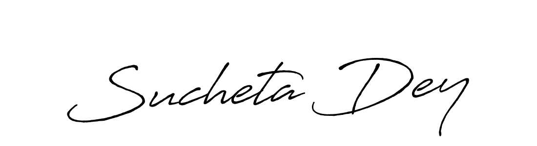 Antro_Vectra_Bolder is a professional signature style that is perfect for those who want to add a touch of class to their signature. It is also a great choice for those who want to make their signature more unique. Get Sucheta Dey name to fancy signature for free. Sucheta Dey signature style 7 images and pictures png