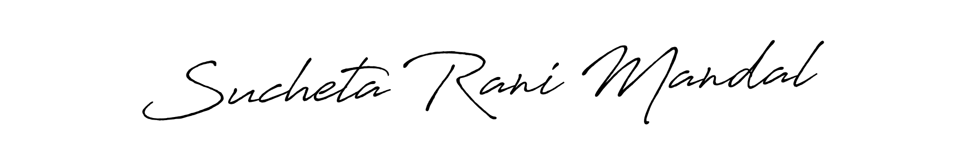 Similarly Antro_Vectra_Bolder is the best handwritten signature design. Signature creator online .You can use it as an online autograph creator for name Sucheta Rani Mandal. Sucheta Rani Mandal signature style 7 images and pictures png