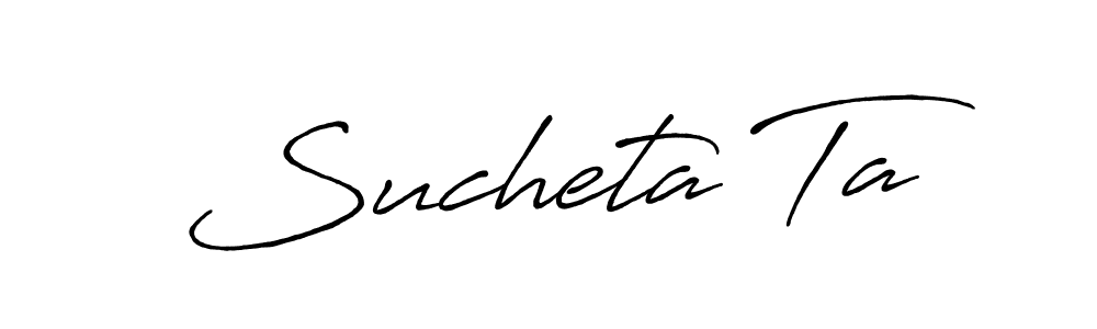 Check out images of Autograph of Sucheta Ta name. Actor Sucheta Ta Signature Style. Antro_Vectra_Bolder is a professional sign style online. Sucheta Ta signature style 7 images and pictures png