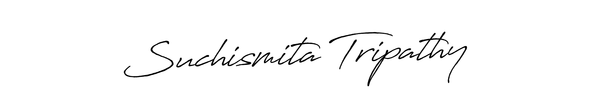 Suchismita Tripathy stylish signature style. Best Handwritten Sign (Antro_Vectra_Bolder) for my name. Handwritten Signature Collection Ideas for my name Suchismita Tripathy. Suchismita Tripathy signature style 7 images and pictures png