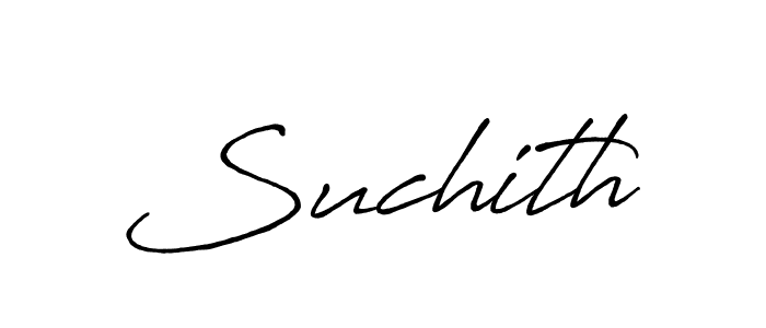 Similarly Antro_Vectra_Bolder is the best handwritten signature design. Signature creator online .You can use it as an online autograph creator for name Suchith. Suchith signature style 7 images and pictures png