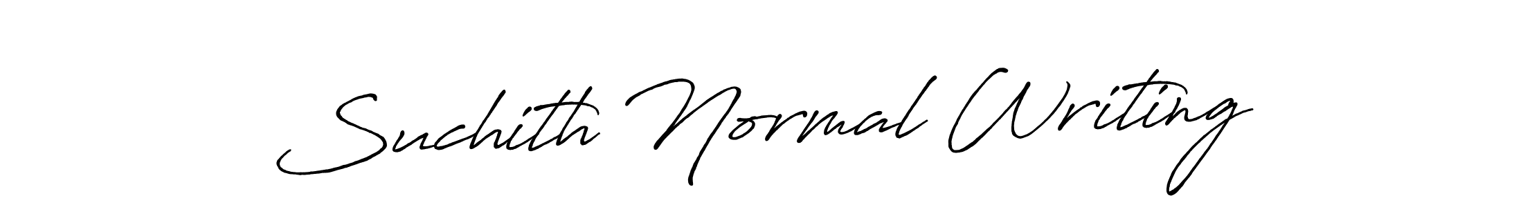 Design your own signature with our free online signature maker. With this signature software, you can create a handwritten (Antro_Vectra_Bolder) signature for name Suchith Normal Writing. Suchith Normal Writing signature style 7 images and pictures png