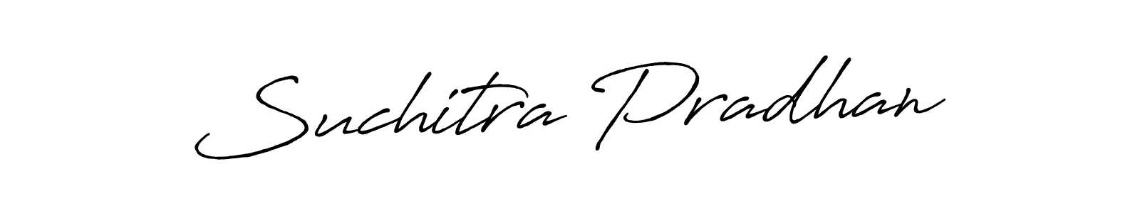 Suchitra Pradhan stylish signature style. Best Handwritten Sign (Antro_Vectra_Bolder) for my name. Handwritten Signature Collection Ideas for my name Suchitra Pradhan. Suchitra Pradhan signature style 7 images and pictures png