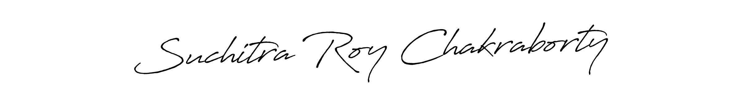 Make a short Suchitra Roy Chakraborty signature style. Manage your documents anywhere anytime using Antro_Vectra_Bolder. Create and add eSignatures, submit forms, share and send files easily. Suchitra Roy Chakraborty signature style 7 images and pictures png