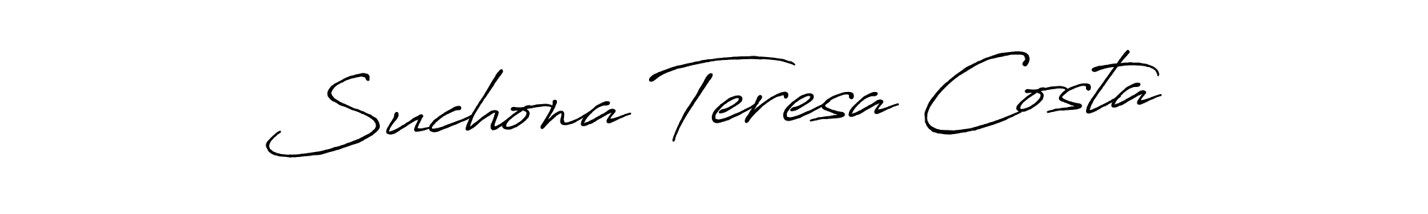 Similarly Antro_Vectra_Bolder is the best handwritten signature design. Signature creator online .You can use it as an online autograph creator for name Suchona Teresa Costa. Suchona Teresa Costa signature style 7 images and pictures png
