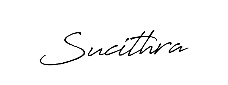 Make a beautiful signature design for name Sucithra. With this signature (Antro_Vectra_Bolder) style, you can create a handwritten signature for free. Sucithra signature style 7 images and pictures png