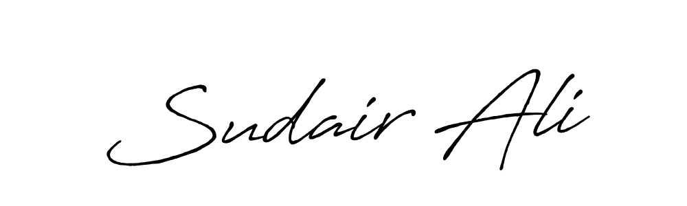 Also we have Sudair Ali name is the best signature style. Create professional handwritten signature collection using Antro_Vectra_Bolder autograph style. Sudair Ali signature style 7 images and pictures png