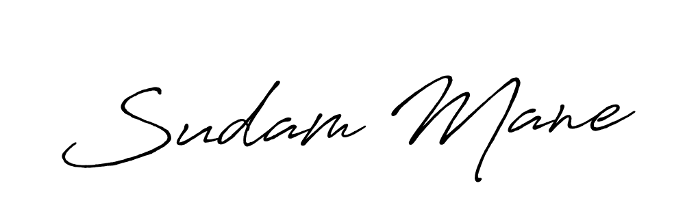 Make a beautiful signature design for name Sudam Mane. Use this online signature maker to create a handwritten signature for free. Sudam Mane signature style 7 images and pictures png