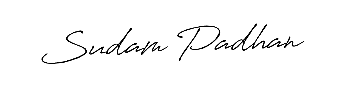 This is the best signature style for the Sudam Padhan name. Also you like these signature font (Antro_Vectra_Bolder). Mix name signature. Sudam Padhan signature style 7 images and pictures png