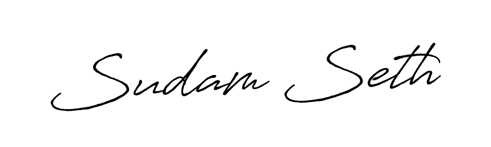 Here are the top 10 professional signature styles for the name Sudam Seth. These are the best autograph styles you can use for your name. Sudam Seth signature style 7 images and pictures png