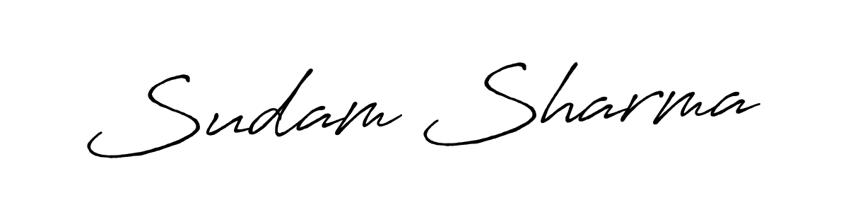 Make a short Sudam Sharma signature style. Manage your documents anywhere anytime using Antro_Vectra_Bolder. Create and add eSignatures, submit forms, share and send files easily. Sudam Sharma signature style 7 images and pictures png