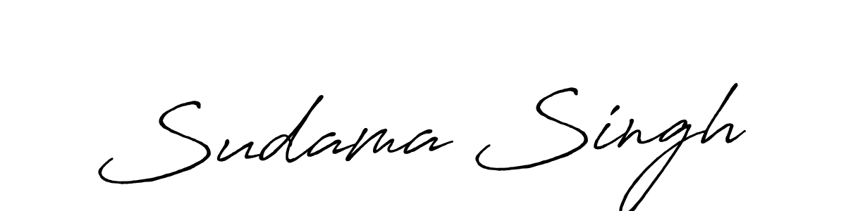 Also we have Sudama Singh name is the best signature style. Create professional handwritten signature collection using Antro_Vectra_Bolder autograph style. Sudama Singh signature style 7 images and pictures png