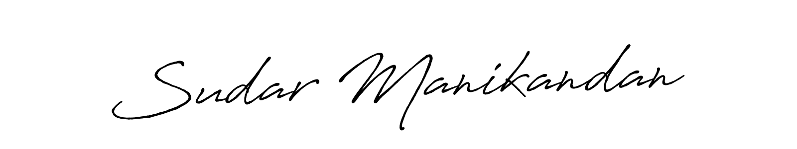 How to make Sudar Manikandan signature? Antro_Vectra_Bolder is a professional autograph style. Create handwritten signature for Sudar Manikandan name. Sudar Manikandan signature style 7 images and pictures png