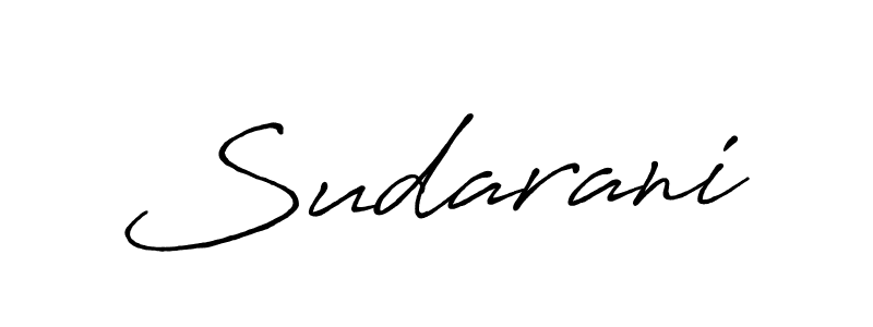 Sudarani stylish signature style. Best Handwritten Sign (Antro_Vectra_Bolder) for my name. Handwritten Signature Collection Ideas for my name Sudarani. Sudarani signature style 7 images and pictures png