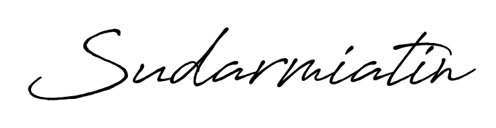 Once you've used our free online signature maker to create your best signature Antro_Vectra_Bolder style, it's time to enjoy signing your documents with Sudarmiatin name. Sudarmiatin signature style 7 images and pictures png