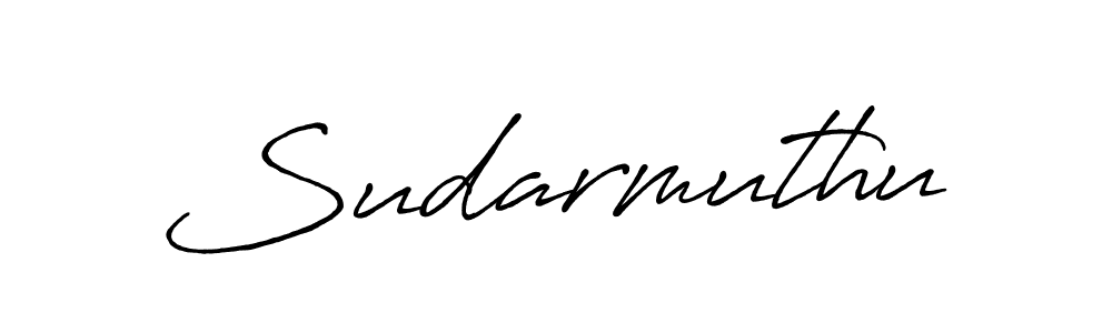 Design your own signature with our free online signature maker. With this signature software, you can create a handwritten (Antro_Vectra_Bolder) signature for name Sudarmuthu. Sudarmuthu signature style 7 images and pictures png