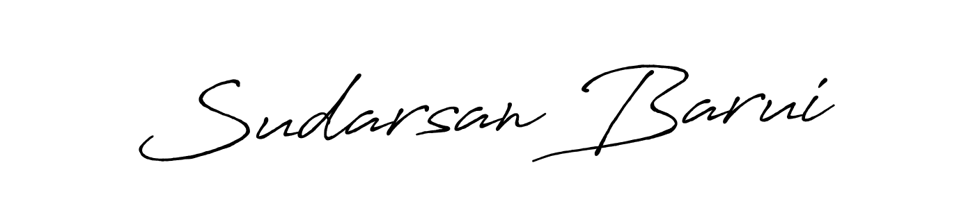 Use a signature maker to create a handwritten signature online. With this signature software, you can design (Antro_Vectra_Bolder) your own signature for name Sudarsan Barui. Sudarsan Barui signature style 7 images and pictures png