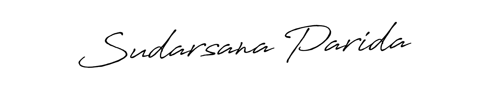 Design your own signature with our free online signature maker. With this signature software, you can create a handwritten (Antro_Vectra_Bolder) signature for name Sudarsana Parida. Sudarsana Parida signature style 7 images and pictures png