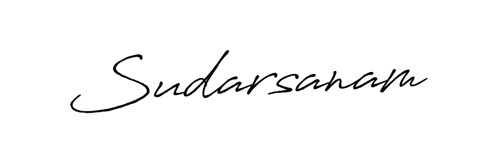 Use a signature maker to create a handwritten signature online. With this signature software, you can design (Antro_Vectra_Bolder) your own signature for name Sudarsanam. Sudarsanam signature style 7 images and pictures png