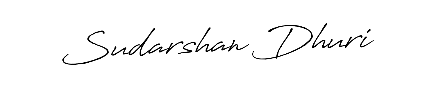 The best way (Antro_Vectra_Bolder) to make a short signature is to pick only two or three words in your name. The name Sudarshan Dhuri include a total of six letters. For converting this name. Sudarshan Dhuri signature style 7 images and pictures png