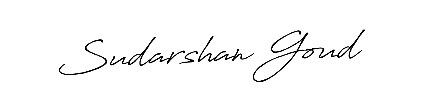 Use a signature maker to create a handwritten signature online. With this signature software, you can design (Antro_Vectra_Bolder) your own signature for name Sudarshan Goud. Sudarshan Goud signature style 7 images and pictures png