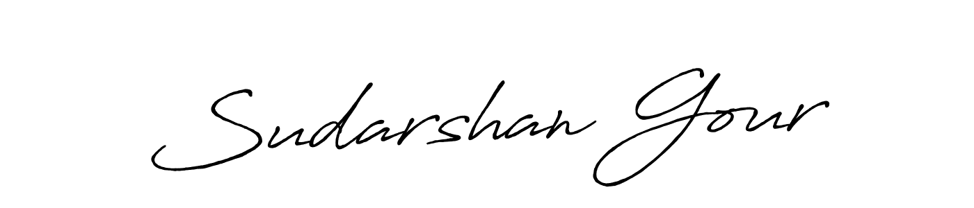Similarly Antro_Vectra_Bolder is the best handwritten signature design. Signature creator online .You can use it as an online autograph creator for name Sudarshan Gour. Sudarshan Gour signature style 7 images and pictures png