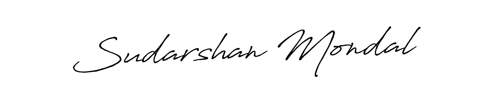 Use a signature maker to create a handwritten signature online. With this signature software, you can design (Antro_Vectra_Bolder) your own signature for name Sudarshan Mondal. Sudarshan Mondal signature style 7 images and pictures png