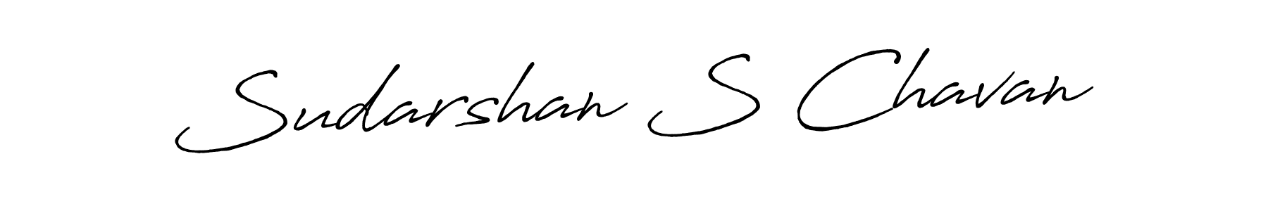 Also we have Sudarshan S Chavan name is the best signature style. Create professional handwritten signature collection using Antro_Vectra_Bolder autograph style. Sudarshan S Chavan signature style 7 images and pictures png