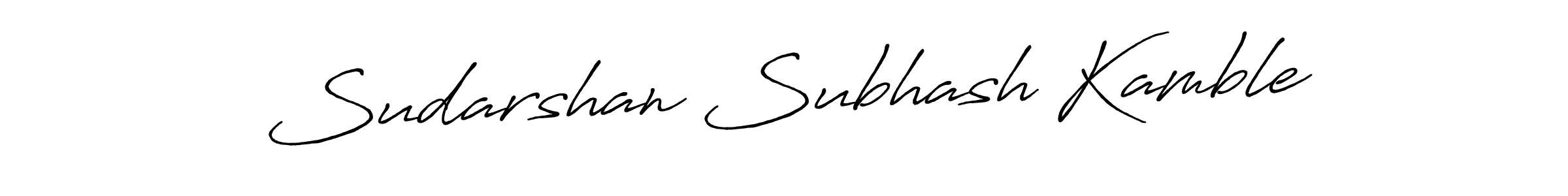 Make a beautiful signature design for name Sudarshan Subhash Kamble. Use this online signature maker to create a handwritten signature for free. Sudarshan Subhash Kamble signature style 7 images and pictures png