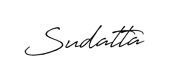 Sudatta stylish signature style. Best Handwritten Sign (Antro_Vectra_Bolder) for my name. Handwritten Signature Collection Ideas for my name Sudatta. Sudatta signature style 7 images and pictures png