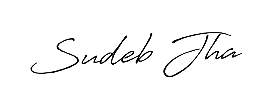 You can use this online signature creator to create a handwritten signature for the name Sudeb Jha. This is the best online autograph maker. Sudeb Jha signature style 7 images and pictures png