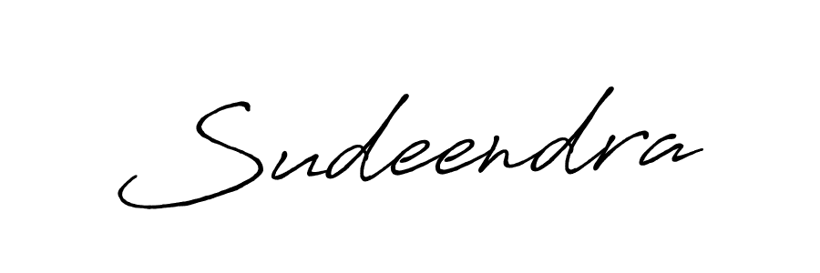 Use a signature maker to create a handwritten signature online. With this signature software, you can design (Antro_Vectra_Bolder) your own signature for name Sudeendra. Sudeendra signature style 7 images and pictures png