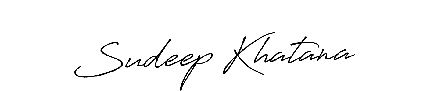 How to Draw Sudeep Khatana signature style? Antro_Vectra_Bolder is a latest design signature styles for name Sudeep Khatana. Sudeep Khatana signature style 7 images and pictures png